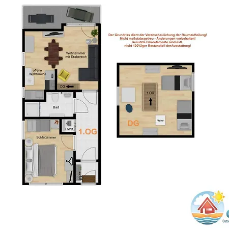 Apartmán Haus Seeblick 15 Wohlenberg
